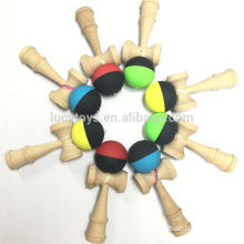 2016 Hot Selling Split Color Rubber Kendama For Wholesale